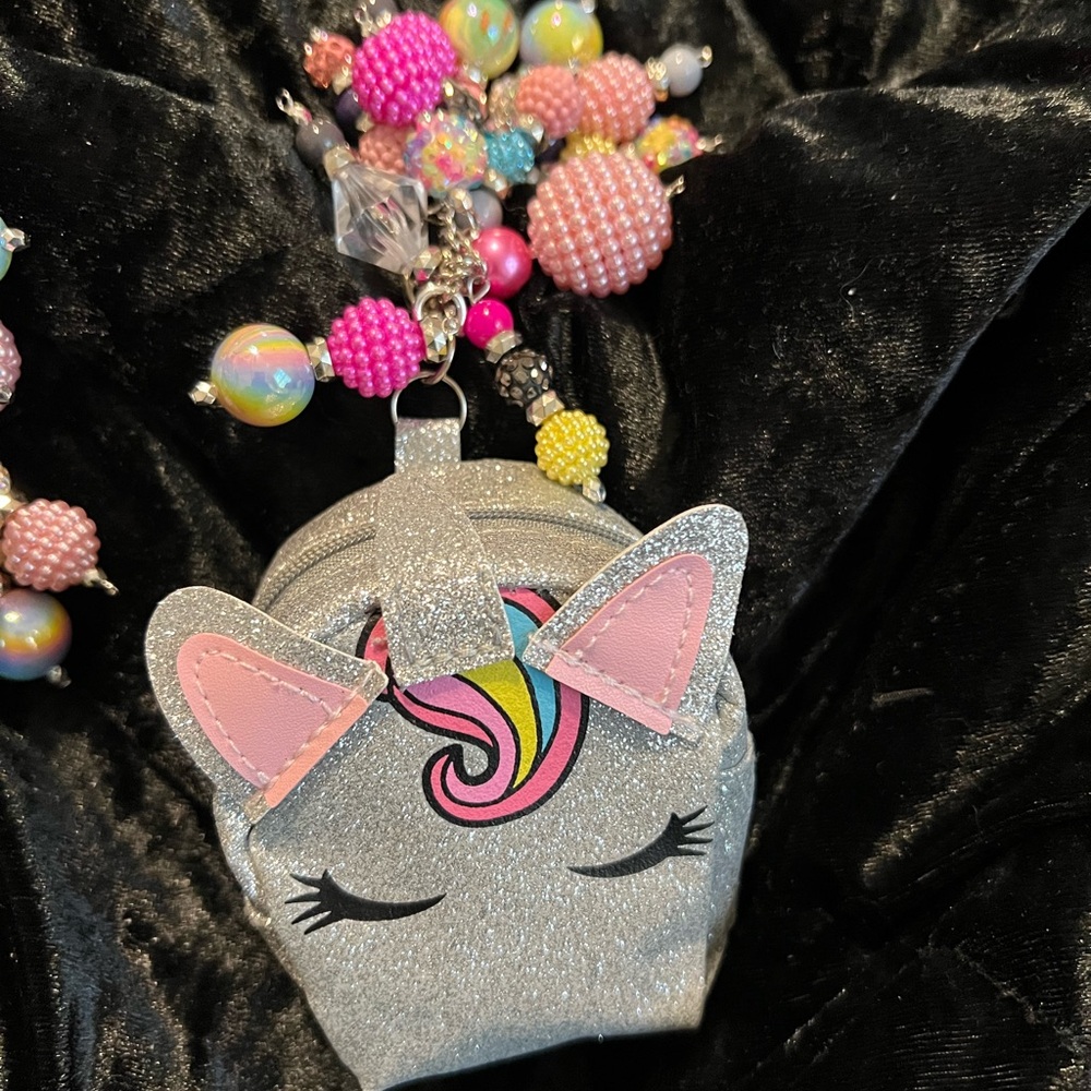 Glitter Unicorn Mini Backpack